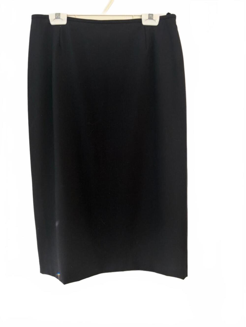 Tahari Black Pencil Skirt Sleek Professional Career Office Staple NWT